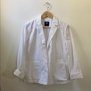 White linen blazer GAP Size 6
